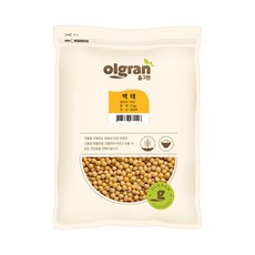 올그란 국산 백태 대두 메주콩 노란콩, 1개, 2kg