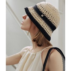 ARTID 니트 크로셰 버킷햇_BEIGE