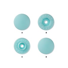 국산 티단추 하이탭 11mm 40세트, 1개, T 190-라이트 사이언