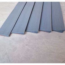 레디박스 문턱 고급 경사로 고무 슬로프, 그레이, 1개