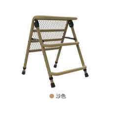 多功能輪胎梯架 折疊式樓梯 輕便好攜帶 露營實用 A型梯 輪胎梯 掛式梯架 便利樓梯, 沙色, 1個