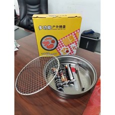 GG 嚴選 一次性烤肉爐 烤肉架 附炭夾 油刷 簡易便攜 戶外燒烤盤, 1個, 一次性烤肉爐(送速燃炭*3 夾子 油刷)