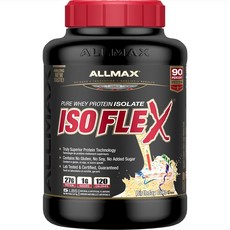ALLMAX Isoflex乳清蛋白粉, 生日蛋糕, 1入, 2.27公斤