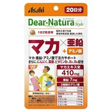 Asahi 朝日 Dear Natura瑪卡410mg&鋅7mg補充錠, 1包, 40顆