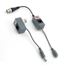 BNC轉RJ45雙絞線傳輸器 監控視頻300米傳輸, 1個