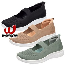 월드컵 슬립온 키이라 여성 니트 운동화 워킹화 여자 신발 여성화 끈없는 캐주얼 패션 슈즈