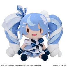SEGA 景品 初音未來 MIKU 大型絨毛玩偶 雪初音 2025 娃娃, 1個