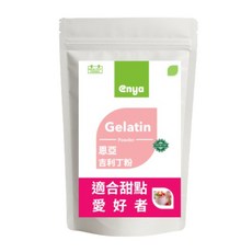 恩亞 德國高品質動物膠 Gelatin 明膠 烘焙甜點果凍, 1個, 吉利丁粉200g/袋, 200g