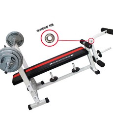 대한스포츠 레그벤치 역기봉 1500 + C형 주물 10~80kg 세트