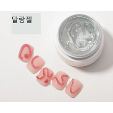 말랑젤 네일 폴리젤 투명 3D 입체 아트젤 15ml, 1개, 15g, 쪼물젤