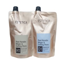 에스테티카 리얼 케라틴 매직약 앤 셋팅펌 500ml, 1개