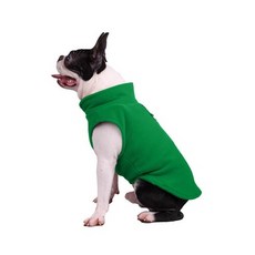 PU_컬러 후리스 조끼, 1개, 그린