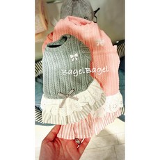 貝果貝果 日本 PetParadise 蝴蝶結毛衣連身裙 [D1638], 1個