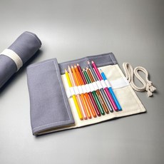 색연필파우치 필통 문구용품 48구 두루마리형, 1개, 상세페이지 참조