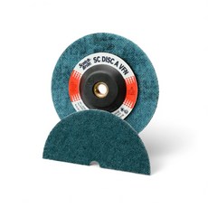 콩들 3M SC디스크 100mm 연마재, CRS 120방 갈색, CRS 120방 갈색