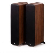 Q Acoustics M40 블루투스 전원 플로어스탠딩 스피커 HD 무선 음악 홈시어터 서라운드 사운드 시스템 월넛 트위터 0.9인치 중저음드라이버 5.0인치 주파수 응답, Walnut