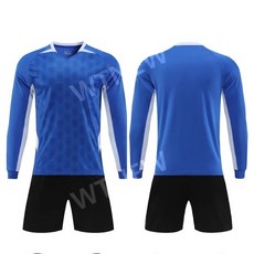 족구 남자 축구 배구 유니폼 반바지 남성용 저지 맞춤 훈련 세트, 7207 블루, 1개