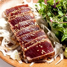 명품 참치회 훈제 요리 가쓰오 타다끼(0.5kg 2인분 / 갈릭 유자 소스) 와사비 포함, 1개, 담백한 갈릭소스