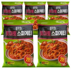 풀무원 토마토 스파게티 (2인), 5개, 460g