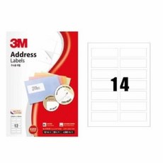 라벨지 일반 주소용 21314 14칸 100매 3M, 단품, 상세페이지 참조