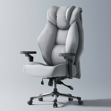 누카 커스텀체어 G900-MS 시그니처 컴퓨터의자 게이밍 사무용 사무실 PC방 중역 메쉬 블랙, 그레이