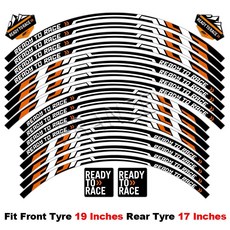 반사 오토바이 액세서리 휠 스티커 허브 데칼 림 테이프 KTM SUPER 1290 ADVENTURE Adv 790 890 990 1190 1090, [02] 19inche and 17inche, 1개