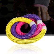 직장인 퇴근후 실내홈트 복부운동 스프링 훌라후프 체형교정 근력운동 야외운동, 1개, 혼합색상, 1g