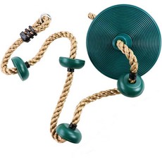 어린이집 줄사다리 스트랩 행잉 그네 균형잡기 스윙 코어 사다리, 1개, 다크그린 사이즈 기본형 행잉로프없음