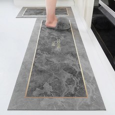 북유럽 PVC 주방매트 60x90cm 발매트 발코니 180 150 욕실 주방 3종 120, 1개, A. 40x60cm 3mm