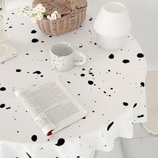 달마시안인테리어식탁보 메추리알인테리어테이블보 달마시안 식탁보 리어 인테 테이블보 이러소품 dew+3909Lf