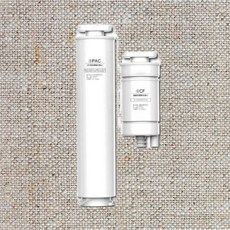 GP外觀一樣機台(副廠濾心)純喝水RO逆滲透瞬熱開飲機，RO PAC CF 濾心組合，即時加熱，過濾雜質，飲水更安心, 1個, PAC複合濾心+CF弱鹼性碳複(2支)