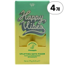예스 스튜디오 파인애플 바스 피저 Yes Studio Bath Fizzer Uplifting Pineapple 175g, 4개