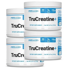PE사이언스 트루크레아틴 플러스, 161g, 4개