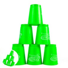 [구마누] 스택스게임매트 게임매트 컵쌓기패드 스피드컵쌓기 스포츠스택스 프로 그린