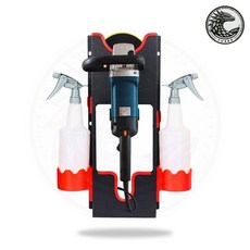 壁掛拋光機架 RO DA GA 機皆適用 汽車美容 RUPES 大腳 MAKITA 拋光機 拋光 壁掛 支架 鐵架 羽蛇, 1個