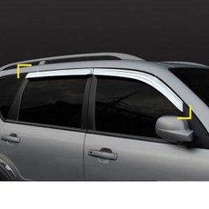 렉스턴 썬바이저 크롬 선바이저 창문 윈도우 빗물받이 렉스턴선바이저 렉스턴썬바이저 렉스턴썬바이져 렉스턴크롬썬바이져 렉스턴햇빛가리개 렉스턴차량용품 렉스턴빗물받이+셀러팩토리Shop, 렉스턴(2001)