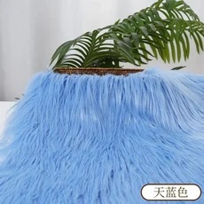 인조 모피 패브릭 패치워크 봉제 재료 DIY 수제 카운터 카펫 코스프레 패브릭 수염털 신제품 8cm 길이, 18 5, 01 25x45cm, 10 18
