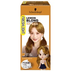 FRESHLIGHT 富麗絲 FRESHLIGHT泡泡染髮劑, 檸檬亞麻色, 1盒