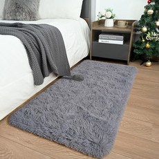 AROGAN 6.1 x 1.2m(2 x 4피트) 부드러운 러너 러그 침실용 플러시 푹신한 러그 샤그 모피 부분 러그 카펫 흘림 방지 아기방 어린이 소녀 방 가정 복도 장식, 2' x 4' (Runner)