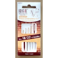 REGAL 大眼針 刺繡針 絲帶針 尖頭針 日本製, 1個