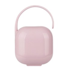 奶嘴收納盒 防塵奶嘴盒 安撫奶嘴收納盒, 1個, 馬卡龍色奶嘴盒-粉, 馬卡龍色奶嘴盒-粉