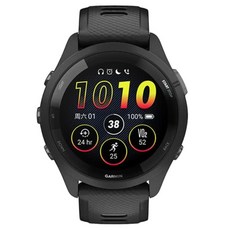 가민 포어러너265 스마트 워치, 블랙, 3.3cm, GPS + 블루투스 블랙, 3.3cm, GPS + 블루투스