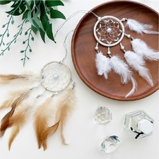 심플드림캐쳐 마크라메 감성캠핑 홈카페, GS002088 심플드림캐쳐 화이트