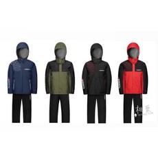 桃園東區釣具 MARUKYU 丸九 23年 MQ-01 防水透氣釣魚雨衣套裝, 紅色,3L