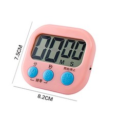 PETERBOO 機械計時器 廚房定時器, 1個, 普通款-粉色