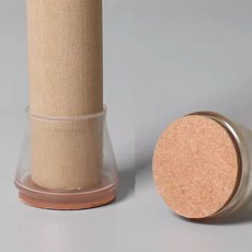 미끄럼방지 가구보호 다리커버 캡 의자 투명 시스루 클리어 미끌리지 않는 논슬립 방지 SG-4DL15-919, 대형