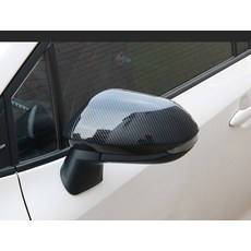 汽車後視鏡蓋飾貼, 碳纖紋路, 19-26  ALTIS 後照鏡