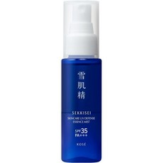雪肌精 세키세이 스킨케어 UV 에센스 미스트 2.3 플로리드 온스 (60ml) 선크림 SPF 35 PA+++ 얼굴 모발 전신 케어 스프레이 보습 선로션 일본 출고