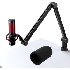 SUNMON의 조절 나사가 있는 마이크 서스펜션 붐 가위 암 스탠드 홀더용 금속 책상 클램프, Mic Arm, Mic Arm