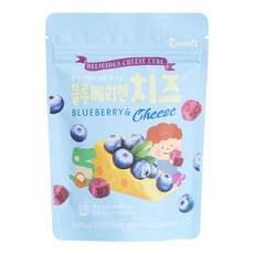 아이보리 치즈볼 (플레인 블루베리 사과 딸기), 1개, 16g, 블루베리 치즈